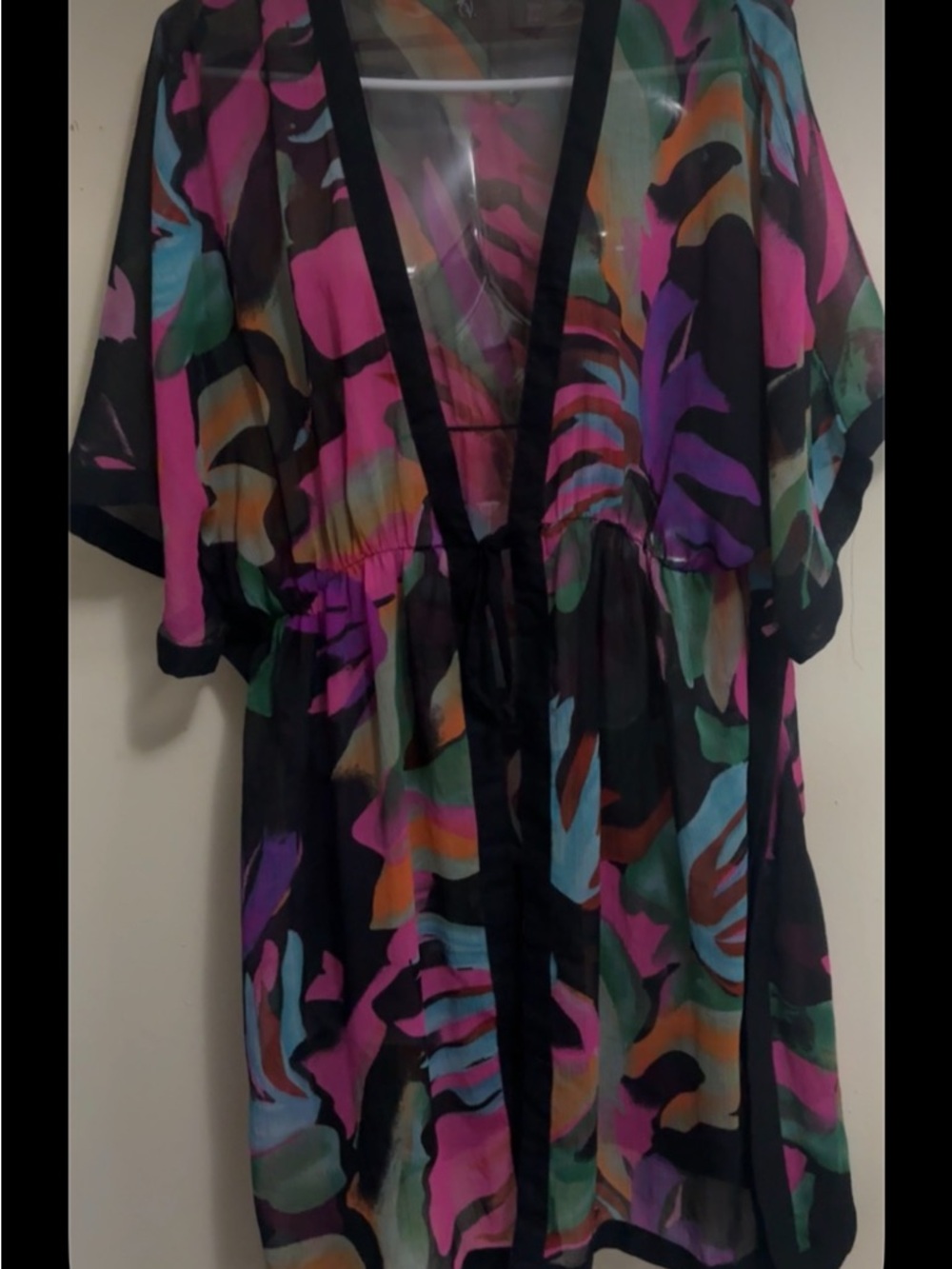 Floral Swim Cover-Up 1X